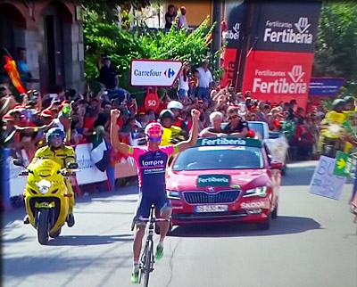 PLAZA vainqueur etape 20 la vuelta 2015